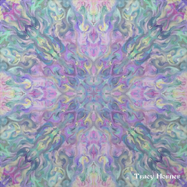 Mandala Painting: Lavender